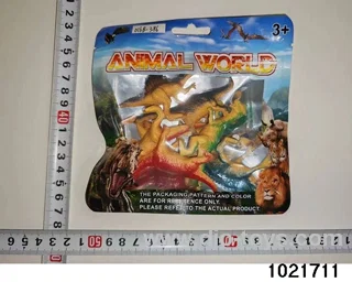 Dinosaur set in PP bag with header
