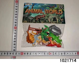 Dinosaur set in PP bag with header