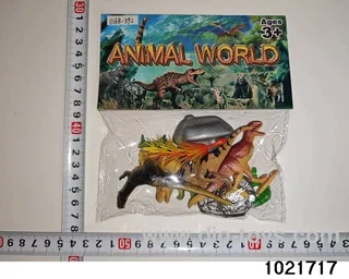 Dinosaur set in PP bag with header
