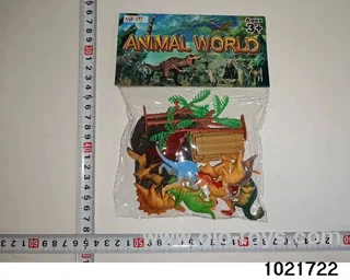 Dinosaur set in PP bag with header