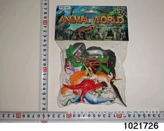 Dinosaur set in PP bag with header