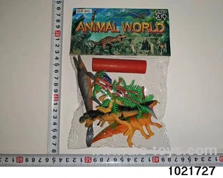 Dinosaur set in PP bag with header