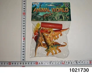 Dinosaur set in PP bag with header