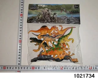 Dinosaur set in PP bag with header