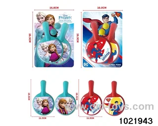 Table tennis paddle / ice superman 2 models mixed in blister