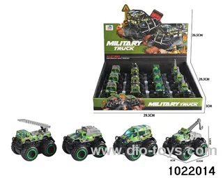 Double inertia alloy buggy in display box