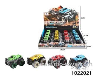 Double inertia alloy buggy in display box