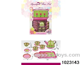 Tea Set in window box