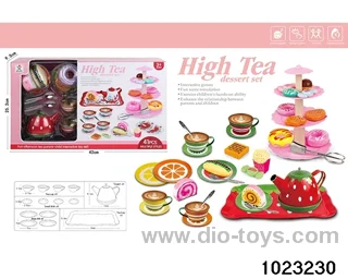 Tea Set + Dessert in window box