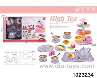 Tea Set + Dessert in window box