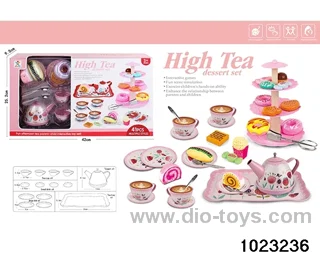 Tea Set + Dessert in window box