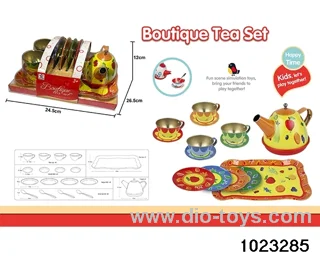 Tea Set in PVC cover