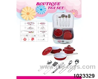 Stainless steel tableware (baked flower) in Gilf box