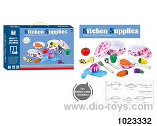 Stainless steel tableware (baked flower) in color box