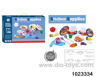 Stainless steel tableware (baked flower) in color box