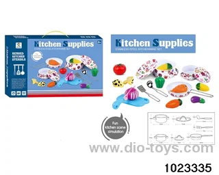 Stainless steel tableware (baked flower) in color box