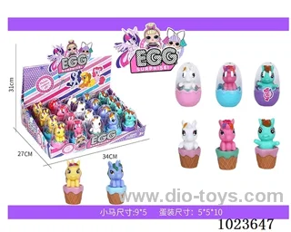 Enamel Finger horse in display box
