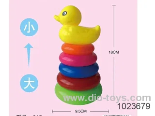 rainbow duck in net bag(Chinese hangtag)