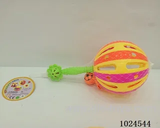 12cm rattle 4color mixed loading in net bag