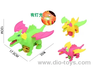pull line toys with light 3color mixed loading in opp bag