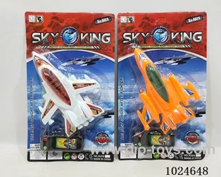Wire-controlled aircraft in blister card