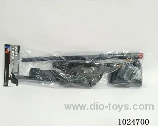 3 in 1 gun toys in pe bag with header
