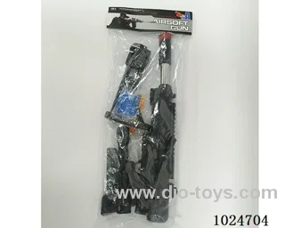 3 in 1 gun toys  in pe bag with header