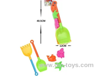 5pcs beach toys in net bag