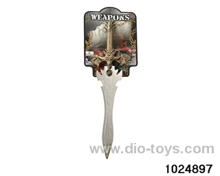 Antique Bronze Weapon Sword in Tied On Card