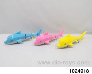 Pull wire big dolphin (with bell) in opp bag