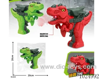Dinosaur spray gun with light&sound IN OPP BAG