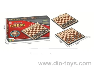 2 in 1 Chess in color box
