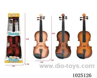 Electric violin in display box