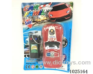 Wire control car in blister card
