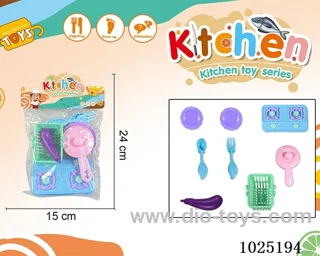 kitchen set in PVC bag with header