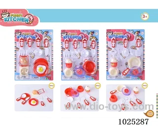 kitchen set in blister card