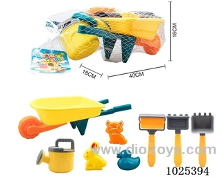 Beach cart toy in Net bag