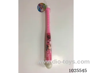 Baseball bat in net bag