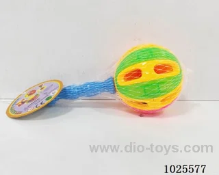 8cm rattle ball in net bag