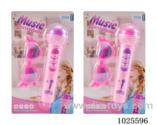 Microphone &glasses in blister