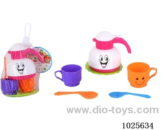 tea set in net bag