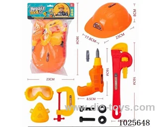 tools set in PVC bag with header