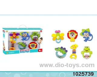 6pcs rattle