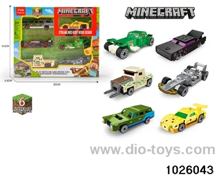 6pcs My world 1:64 alloy car in color box