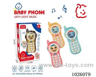 baby education mobilephone with light&music in window box
