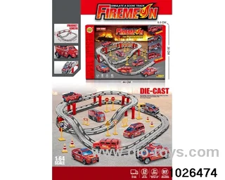 Electric railcar alloy firefighting set in window box