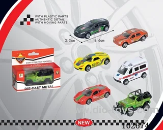 1:50 alloy car(could open the door)6sets&6color mixed loading in window box