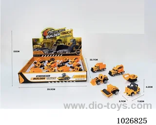 12pcs 1:64 free wheel alloy car 6sets mixed loading in display box