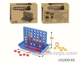 Four consecutive chess in color box