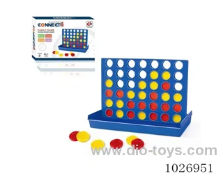 Four consecutive chess in color box